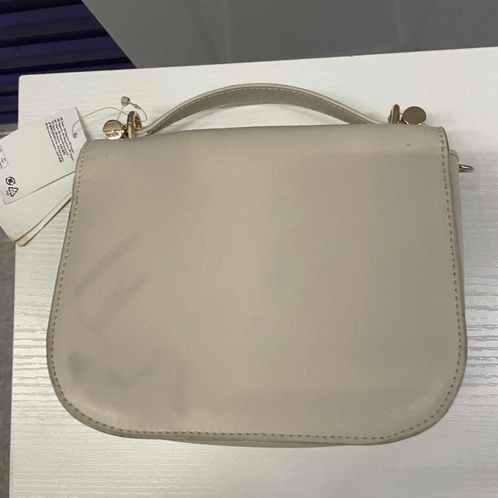 H&M Elegant Cream Shoulder Bag - Picture 4 of 8